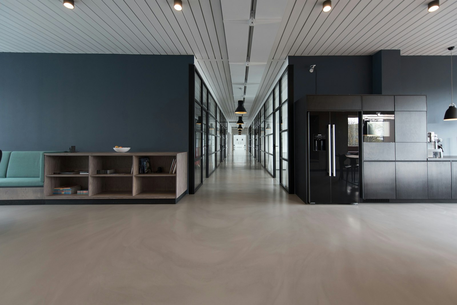 Bright commercial office interior