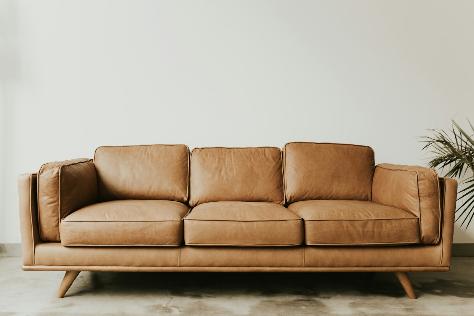Living-room sofa in a sunlit interior